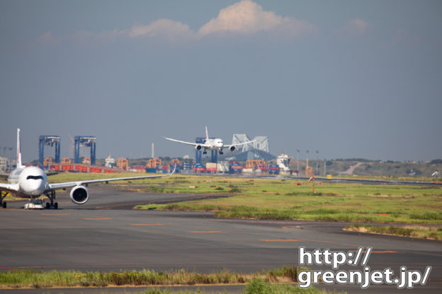 JALのかっちょえー飛行機のダブルショット
