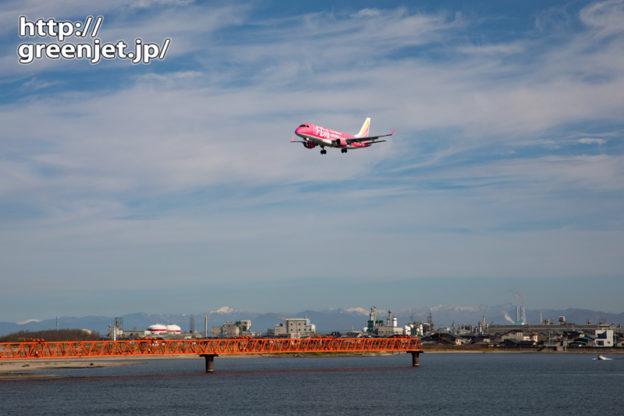 【新潟の飛行機撮影ポイント】阿賀野川河口