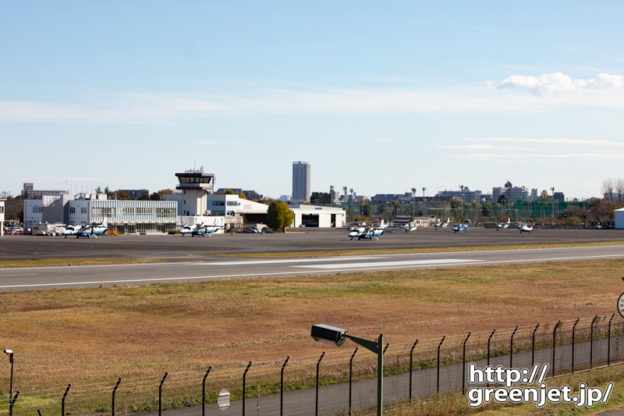 【調布の飛行機撮影ポイント】RWY17エンド西側