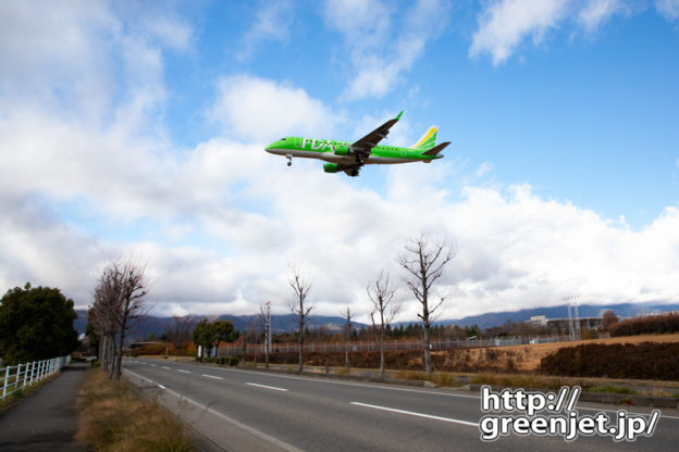 飛行機写真～松本のRWY18エンド最高だね