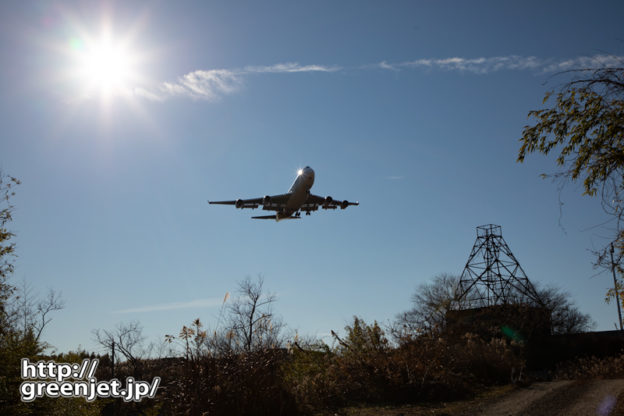 成田で飛行機～続・岩山の大鉄塔を入れて
