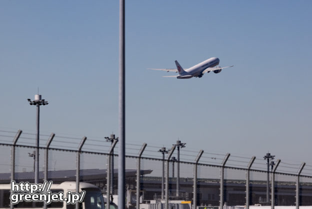 成田で飛行機～Aラン上がりを道端で眺める