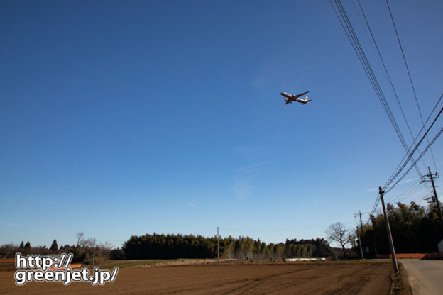 成田で飛行機～畑からオレンジライナー
