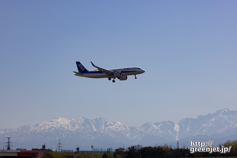 【富山の飛行機撮影ポイント】神通川河川敷