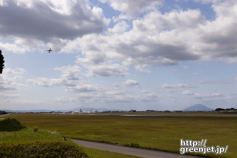 【鹿児島の飛行機撮影ポイント】RWY16エンド東側