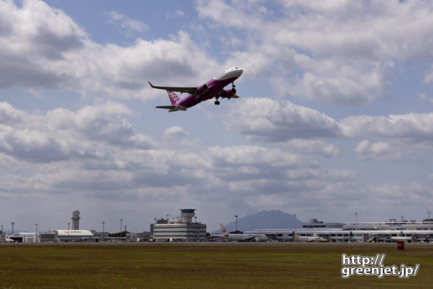 【鹿児島の飛行機撮影ポイント】第1地下道東側入口