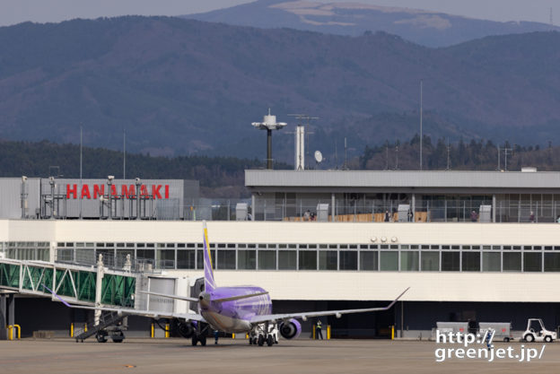 【花巻の飛行機撮影ポイント】宮野目地区グラウンド