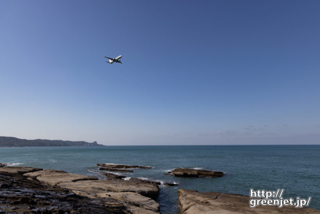 【南紀白浜の飛行機撮影ポイント】シガラミ磯