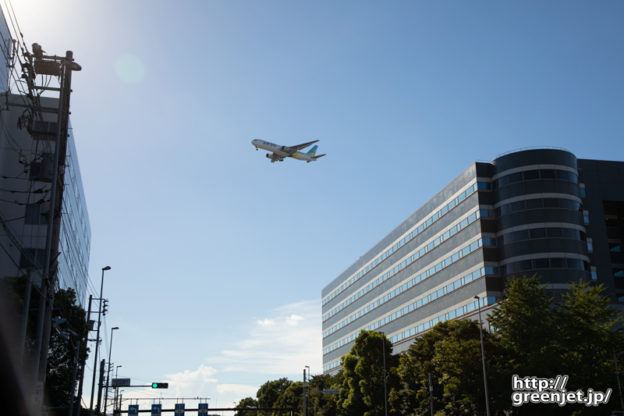 羽田で飛行機～太田市場前でおーっ！と思う