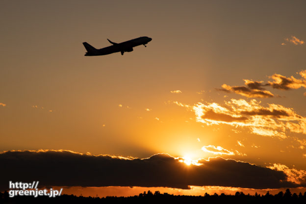 成田で飛行機～夕景を追っ駆ける！