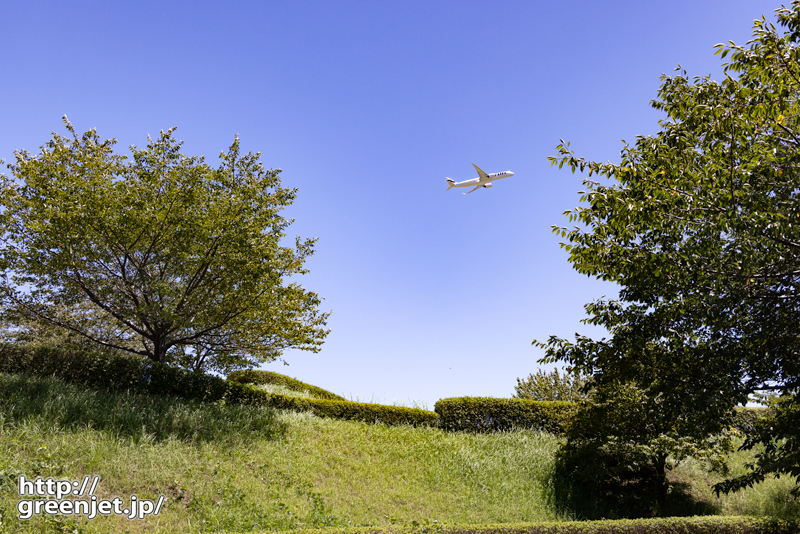 成田で飛行機～さくらの丘の駐車場からフィン！