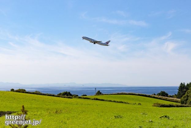 【函館の飛行機撮影ポイント】あいす118付近