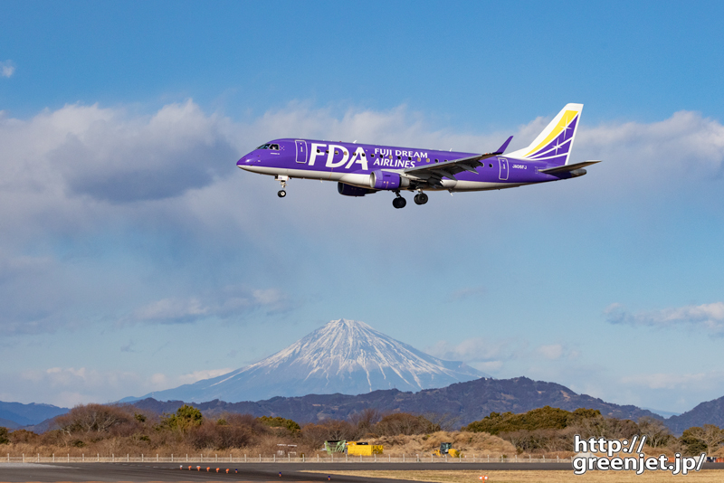静岡で飛行機～パープルFDAと富士