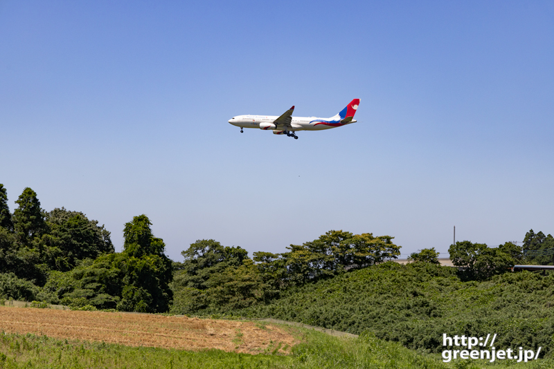 成田で飛行機～ネパールのA330を成田風に