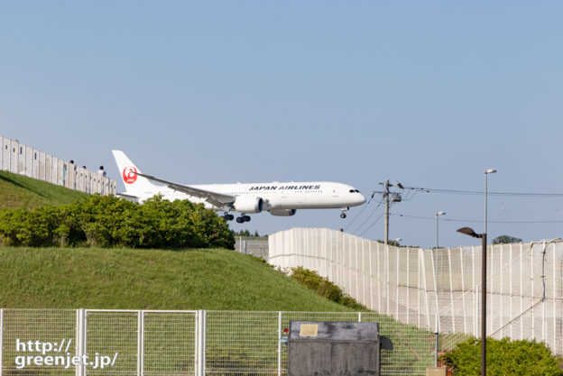 成田で飛行機～東雲の丘の向こうから来るぞ