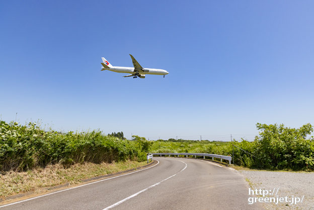 成田で飛行機～S字カーブにこだわってみる