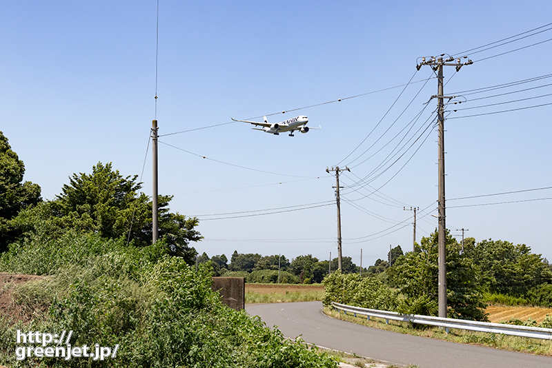 成田で飛行機～予想以上に電線に苦戦！