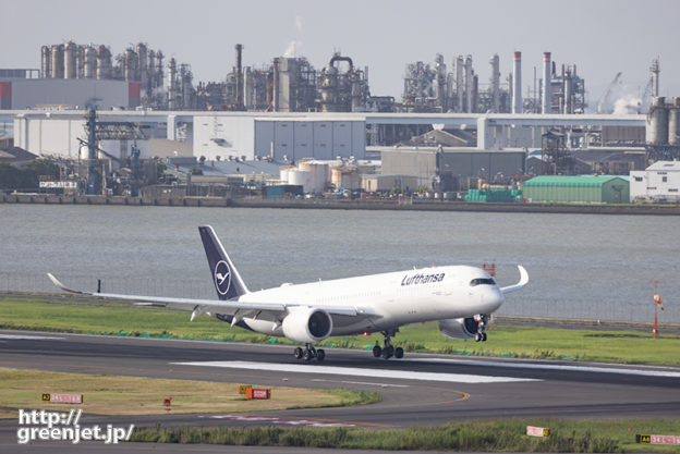 羽田で飛行機～このA350が最高に格好いい！