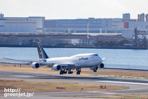 羽田で飛行機～ニューカラーのルフトジャンボ