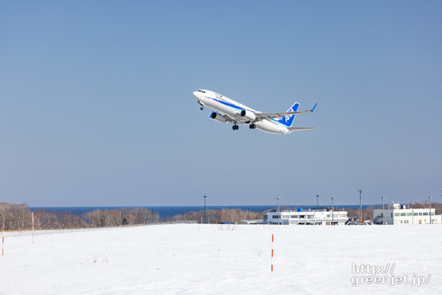 【紋別の飛行機撮影ポイント】RWY14エンド南側