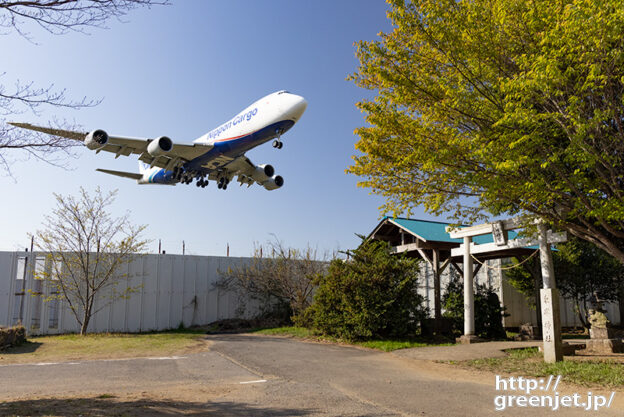 成田で飛行機～NCAジャンボ鳥居前に現る