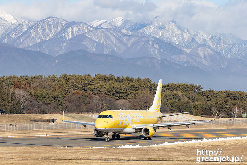 松本で飛行機～一番いい雪山を探して