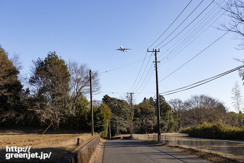 成田で飛行機～とある山道で狙ったA350