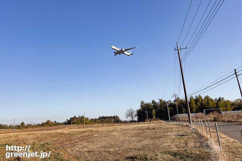 成田で飛行機～山道を歩きフィンを捉える