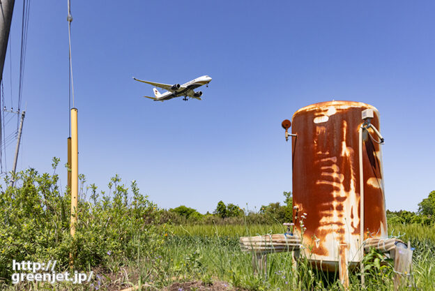 成田で飛行機～あのA350にタンクを絡める