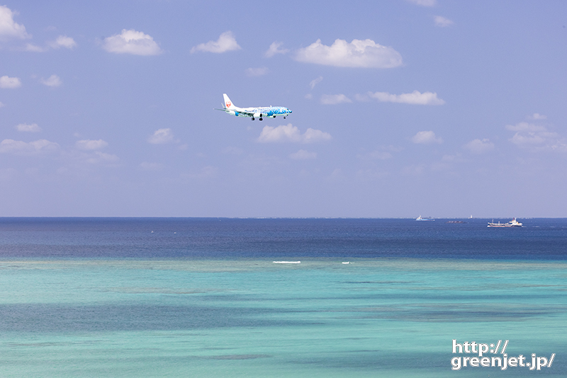 【那覇の飛行機撮影ポイント】瀬長島ウミカジテラス前