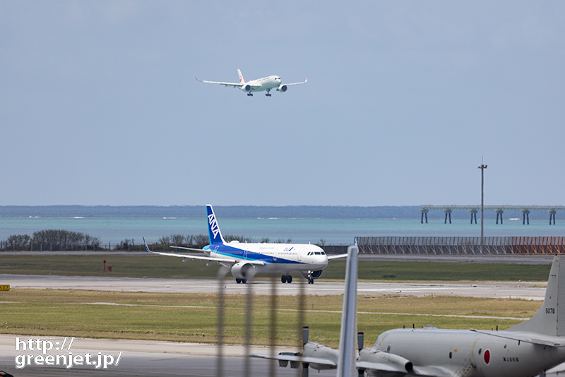 【那覇の飛行機撮影ポイント】国内線展望デッキ南側