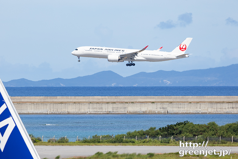 【那覇の飛行機撮影ポイント】国内線展望デッキ北側