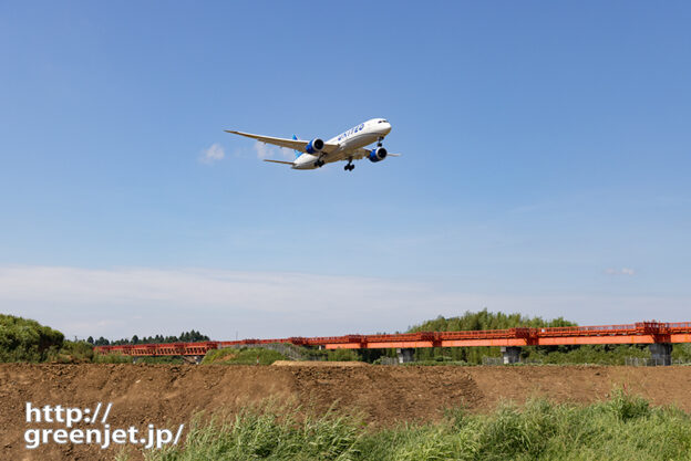 成田で飛行機～ユナイテッドB787がキマッタ件